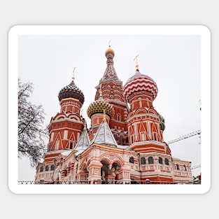 St. Basil's Cathedral in Moscow, Russia Sticker